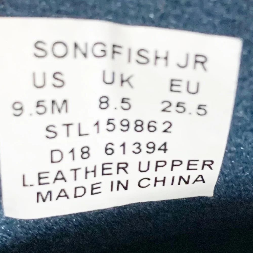 Sperry topsiders songfish